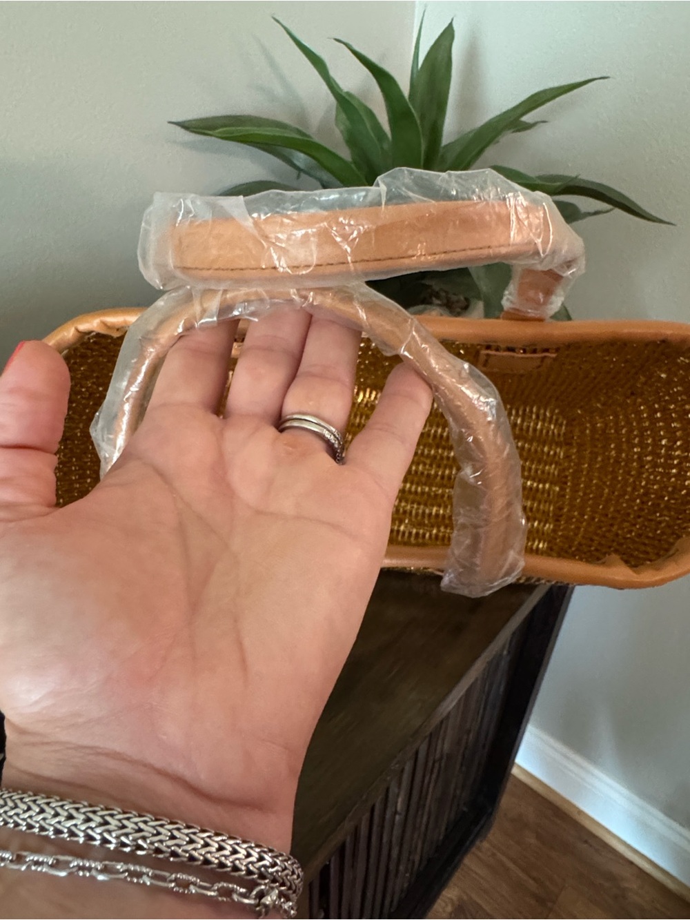 NWT Tory Burch chunky straw tote - Picture 8 of 11